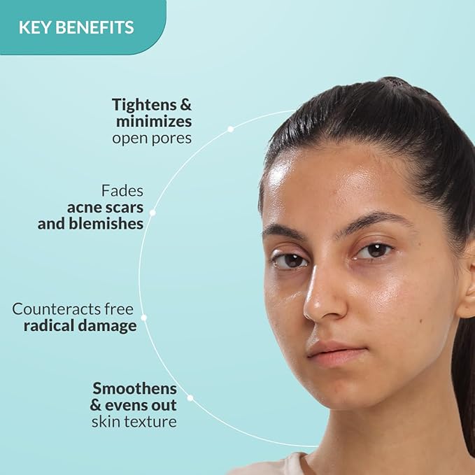 Fixderma 20% Niacinamide Serum for Face for Pore Minimizer with 2.5% Glucosamine & Hyaluronic Acid for Open Pores | Hydrating Serum for Men & Women - 30g