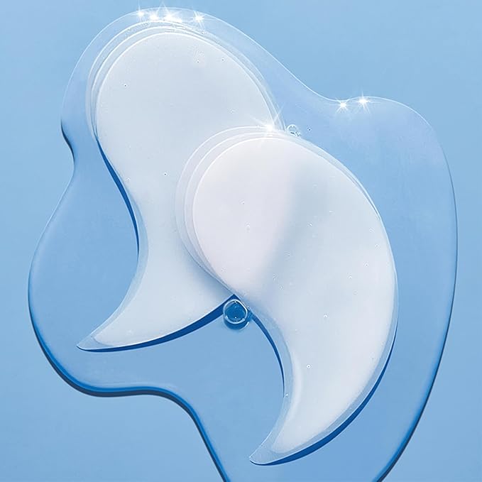 Under Eye Patches for Dark Circles & Puffy Eyes - 60 Pairs Hydrating Eye Mask with Hyaluronic Acid,Goats Milk & Hydrolyzed Elastin- Vegan, Cruelty-Free