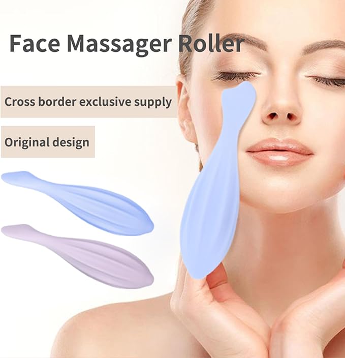 Silicone Face Roller Multifunctional Beauty Roller Skin Care for Face Roller Massager Moisturizing Beauty Tools