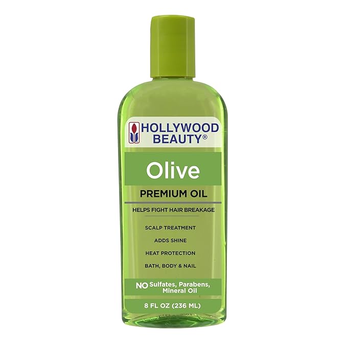 Hollywood Beauty Olive Oil ScalpTreatment, 8 oz (Pack of 2)