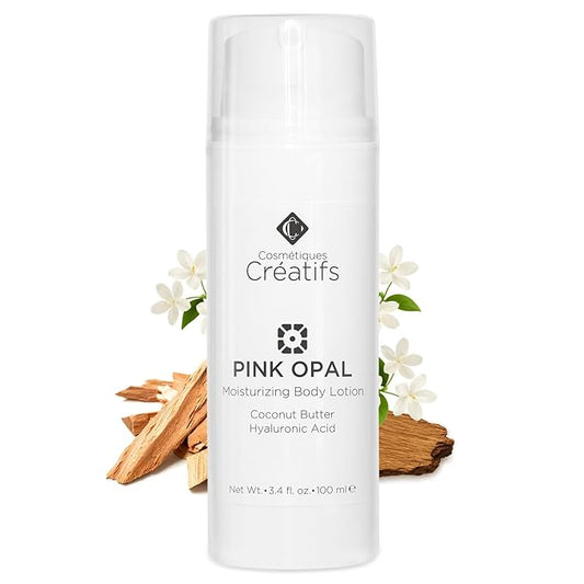 Pink Opal Moisturizing Body Lotion with Coconut Butter and Hyaluronic Acid, 3.4 fl. oz.