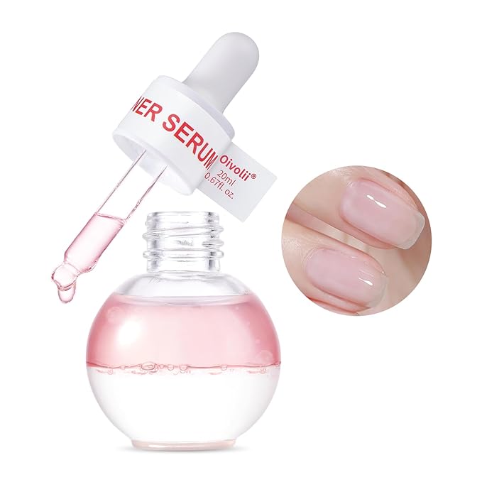Nail Strengthener,Nail Polish Repair Growth & Conditioning Treatment for Thin,Weak,and Damaged Nails, Nail Ridge Filler Base Coat