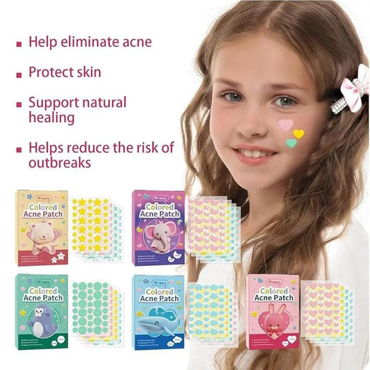 Wiieey colored Acne Patch, pimple patches, cloud shaped 144 pieces
