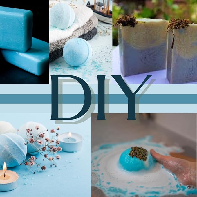 Cambrian/Serbian Blue Clay 0.5lbs / 227g for Facial Masks, Creams, Body Wraps, Scrubs and Soap Making