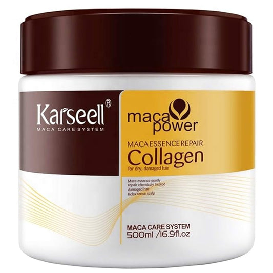Hair Mask Karseell Deep Conditioner Argan Oil Collagen Treatment Natural Coconut Oil for Dry and Damaged Hair 16.9Oz 500ml