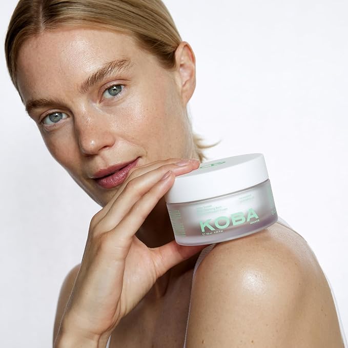 KOBA Safou Sorbet Cleansing Balm - Refreshing & Hydrating Cleansing Balm - For All Skin Types - Floral, Fresh, & Woody Fragrance - Vegan - Natural Ingredients - Safou Oil, Shea Butter, & Jojoba Oil