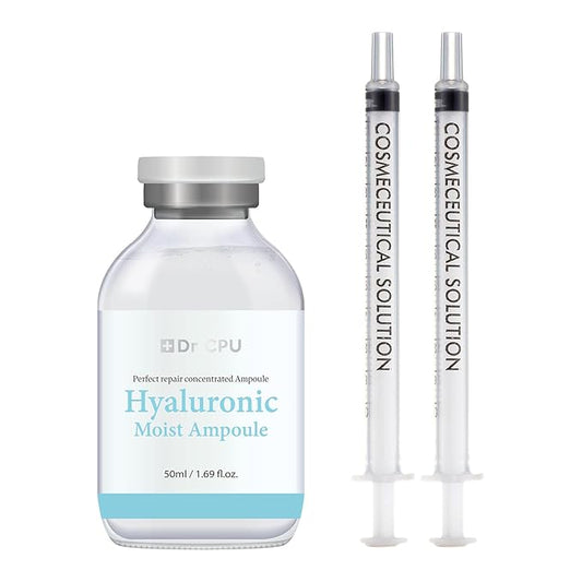 Hyaluronic moisturizer ampoule dry skin face neck woman hyaluronic acid hydrating serum Korean Beauty skincare 1.69oz