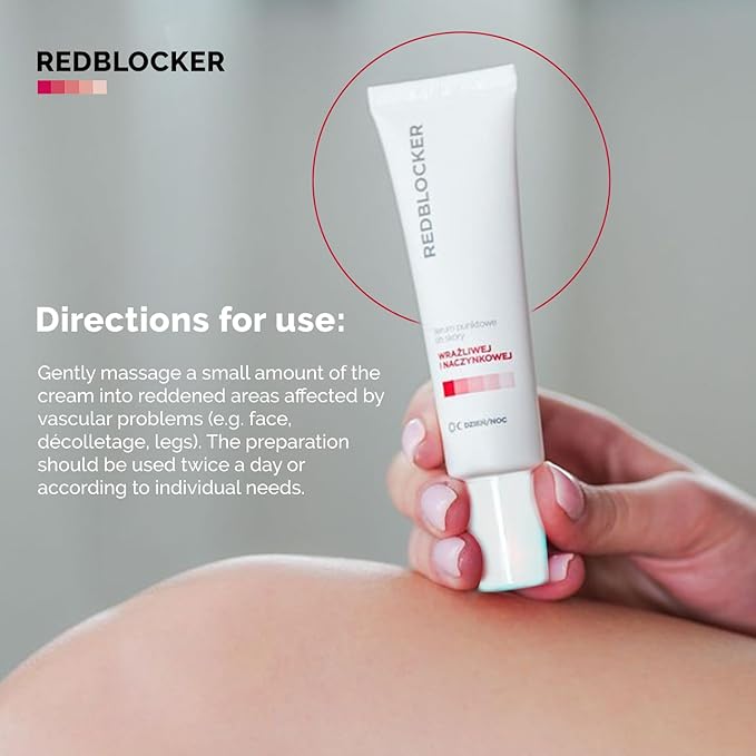 Local Application Serum - Point Dilated Capillaries Spider Veins - for Sensitive and Couperose Skin with Active Ingredients - 30ml