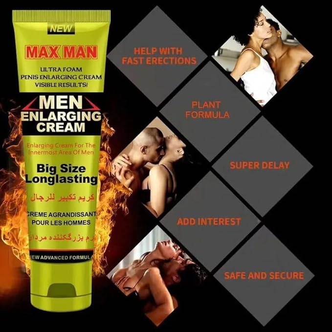 Men's Massage Cream,Men Massage Oil for Sex, Hotiary Erotic Massage Essential Oil Penis Becomes Longer Thicker Enhancement Men Energy for Care Delay Performance Boost Strength (Golden)