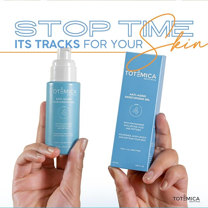 Face Moisturizer with Niacinamide, Hyaluronic Acid, and Peptides, Wrinkle Filler Anti Aging Serum, Firming Moisturizer for All Skin Types - Vegan, Cruelty-Free (1.69 Fl Oz)