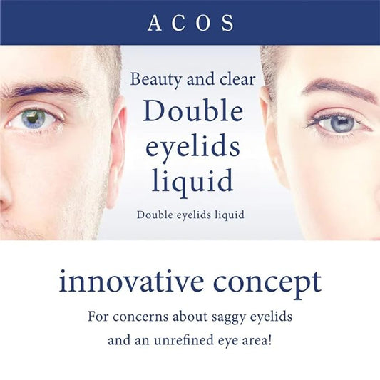 PRO MEANS-Ⅲ ACOS Eyelid Tape 5ml – Invisible Double Eyelid Glue with Collagen & Placenta for Hooded or Drooping Eyelids