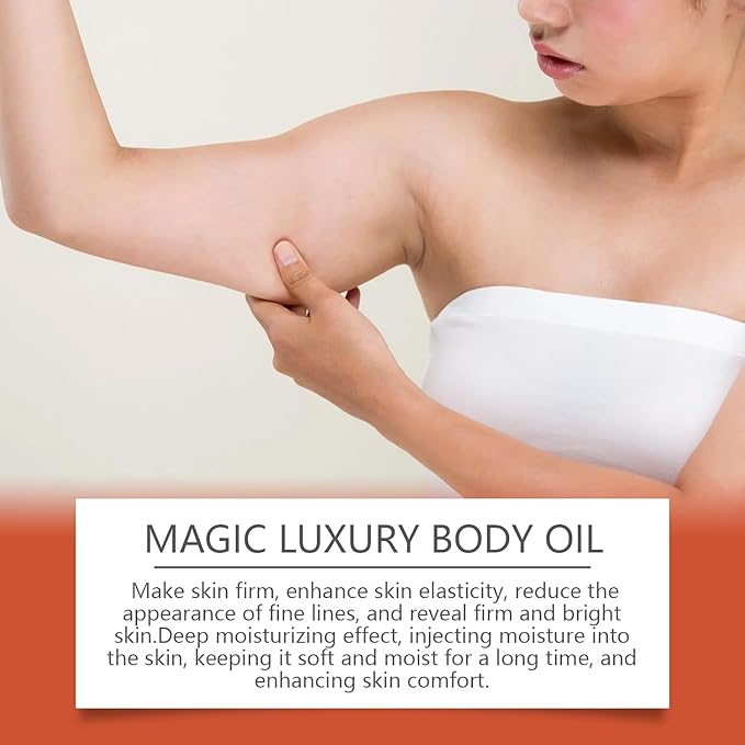 Body Firming Oil – Full Body Use, Hydrating and Firming Skin Oil for Arms, Chest, and Thighs – with Vitamin E, Rosehip, and Almond Oil. (1)