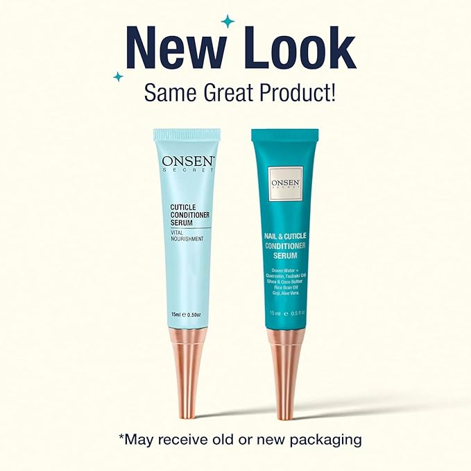 Onsen Nail & Cuticle Cream Treatment w/Japanese Tsubaki, Jojoba & Lavender Oil, Shea Butter – Strengthens Nails, Softens Cuticles - Daily Repair Care (1 Count/15 ml)