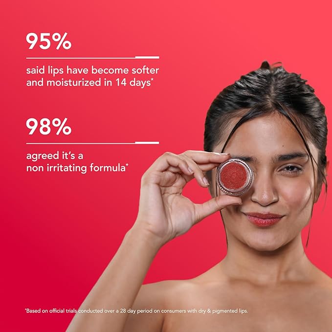 BellaVita Luxury NicoLips Lip Scrub 20gm | Lip Balm For Exfoliation & Dark Lip Moisturizing | With Goodness of Beetroot, Shea Butter & Walnut Lip Scrub | Lip scrubber exfoliator for Women and Men