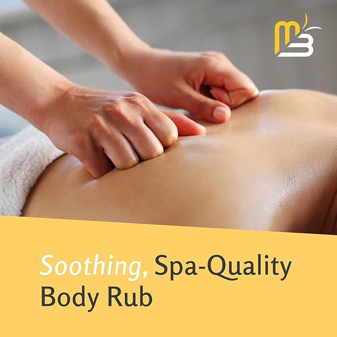 Ylang Ylang + Ginger Massage Oil for Massage Therapy and Manipulation Therapy | Collagen and Stem Cell Anti Cellulite Body Oil for Lymphatic Massage and Sore Muscles Skincare by M3 Naturals