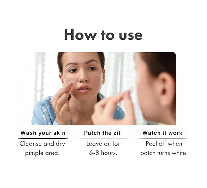 Pimple Patches with Salicylic Acid - Hydrocolloid Invisible Acne Patches - 81 Count 2 Sizes (10mm & 12mm) Korean Zit Patches