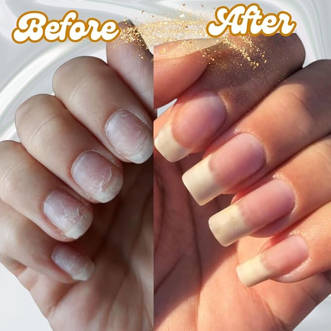 Vegan Natural Instant Growth Fast Growing Cuticle Oil Pen Nail Grower Nail Treatment for Dry, Damaged Cuticles Nail Grower Nail Strengther for Damaged Nails Refillable with Vitamin E, Jojoba Oil