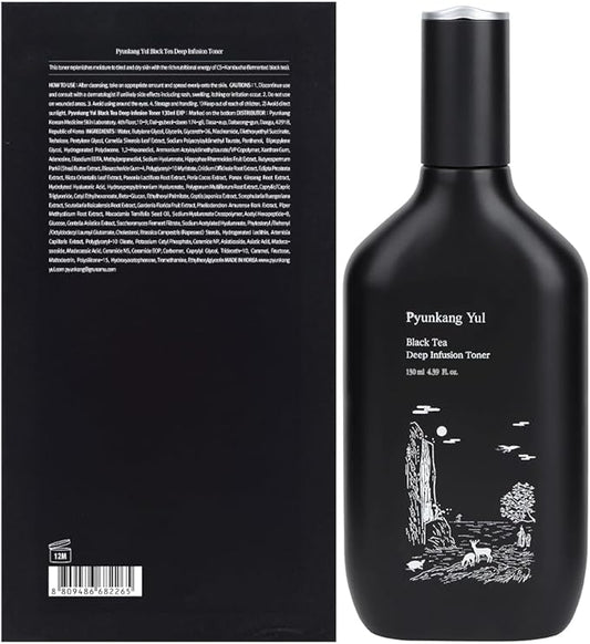 [PKY] Pyunkang Yul Black Tea Deep Infusion Toner for Anti-Aging, Rich Moisture Toner for Fine Line Care & Firmer Facial Skin, Zero-Irritation, Korean Skincare (4.39 Fl. Oz, 130ml)