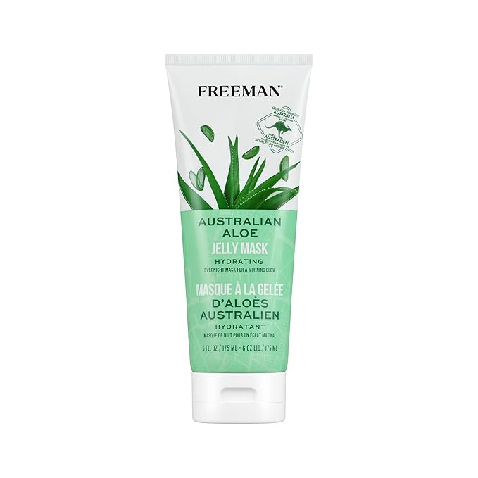 Freeman Exotic Blends Hydrating Australian Aloe Jelly Facial Mask Tube, 6 fl.oz./ 175 mL Tube