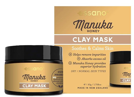 Essano Manuka Honey Clay Mask - Soothes and Calms Skin, 50g