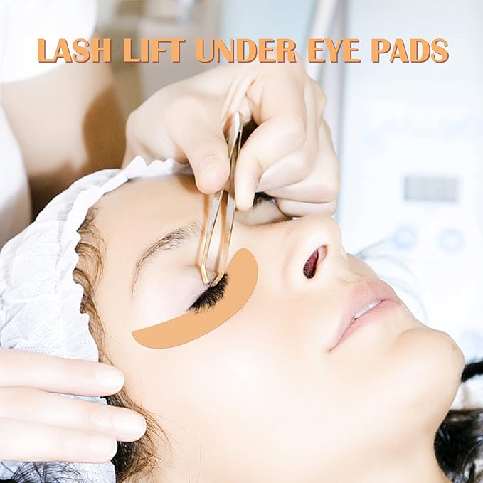 Libeauty Reusable Lash Extension eye pads 3 pairs Eyelash Lift/T-int Under Eye Gel Silicone Pads Patches Kit Soft and Skin-Friendly