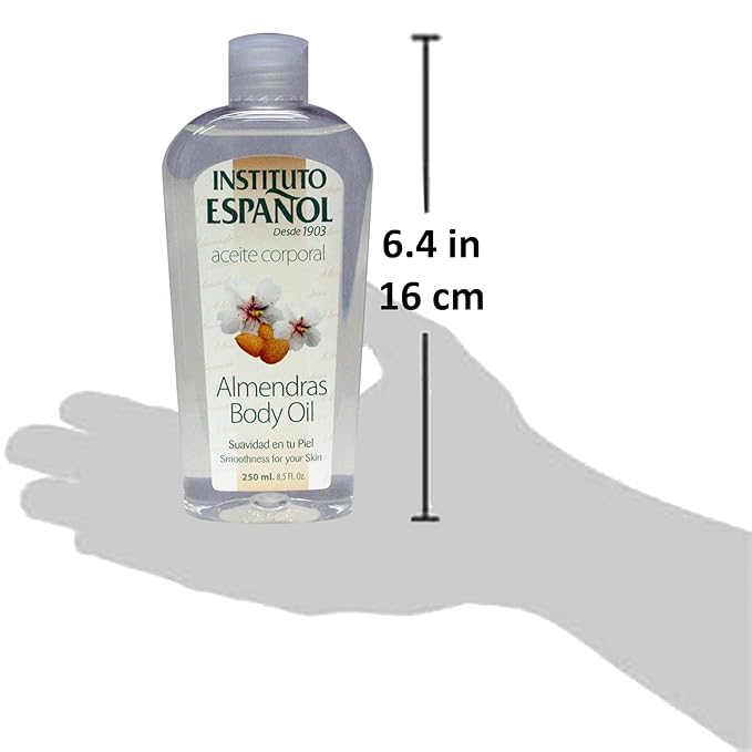 Instituto Español Almond Body Oil, Smoothness for your Skin, 2-Pack Of 8.5 FL Oz each, 2 Bottles