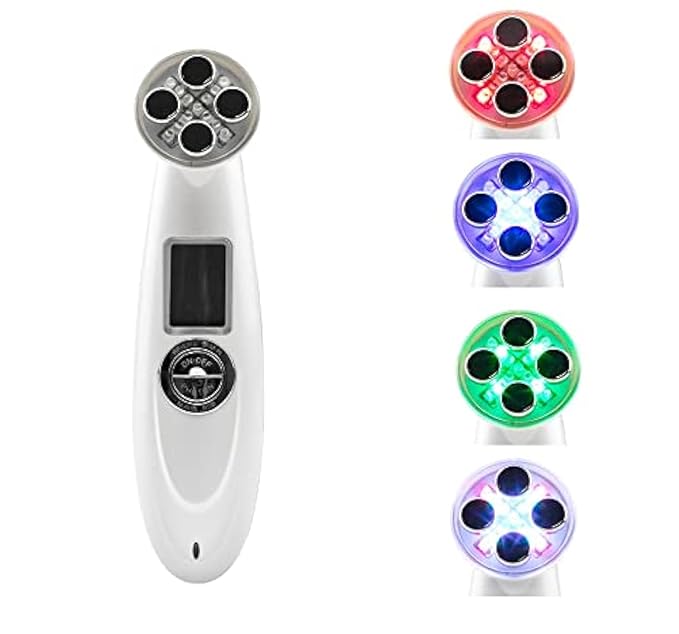 NORLANYA Facial Skin Care Time Master, Face Toning, Face Lift Device 5 Colors LED Photon Therapy Rechargeable