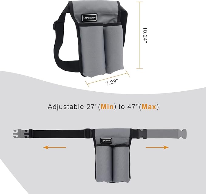 Massage Oil Holster, Adjustable and Durable Massage Holster, Bag only, Bottle not Included