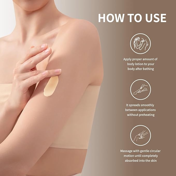 Body Lotion and Skin Tightening Cream for All Skin Types, Long-Lasting Aroma, Soothe and Smooth Bundle, Moisturizing Lotion for Dry Skin Relief (12.3 fl oz)-Mystic Mist