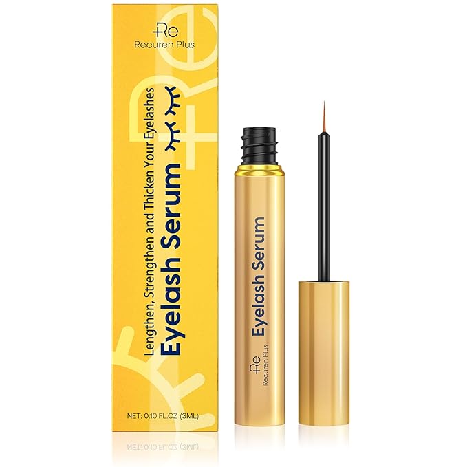 Premium Eyelash Growth Serum: Advanced Vegan Formula for Longer Thicker Lashes – Natural Safe Ingredients in 3ML