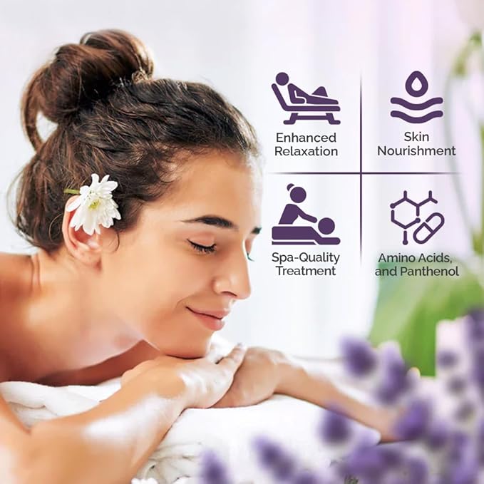 PRO NAIL - Healing Therapy Massage Lotion - Professional Pedicure, Body and Hot Oil Manicure, Infused with Natural Oils, Vitamins, Panthenol and Amino Acids (Lavender, 32 Ounce)