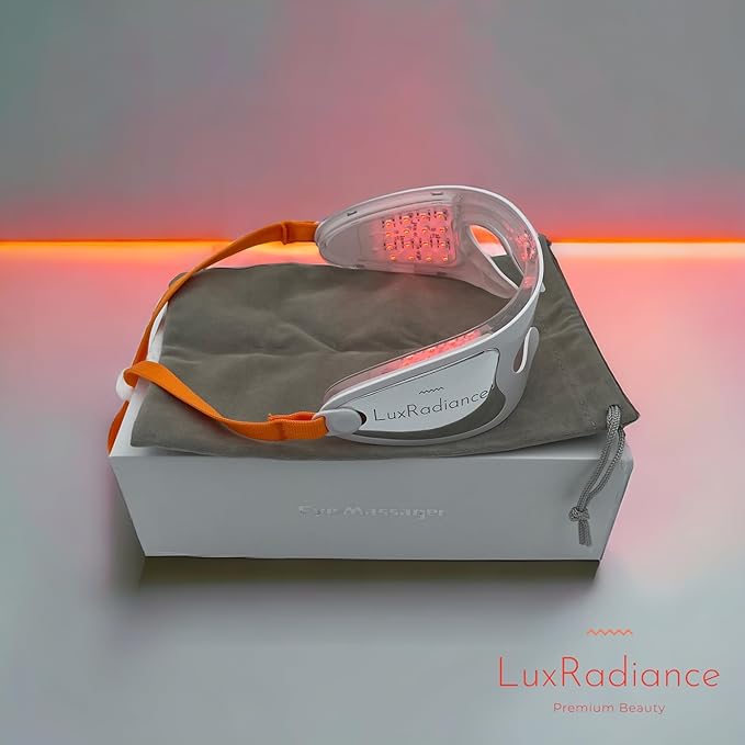 LED EyeMax Pro: Boost Collagen, Reduce Wrinkles + Puffiness and Firm Skin with State-of-The-Art LED Light Therapy Technology