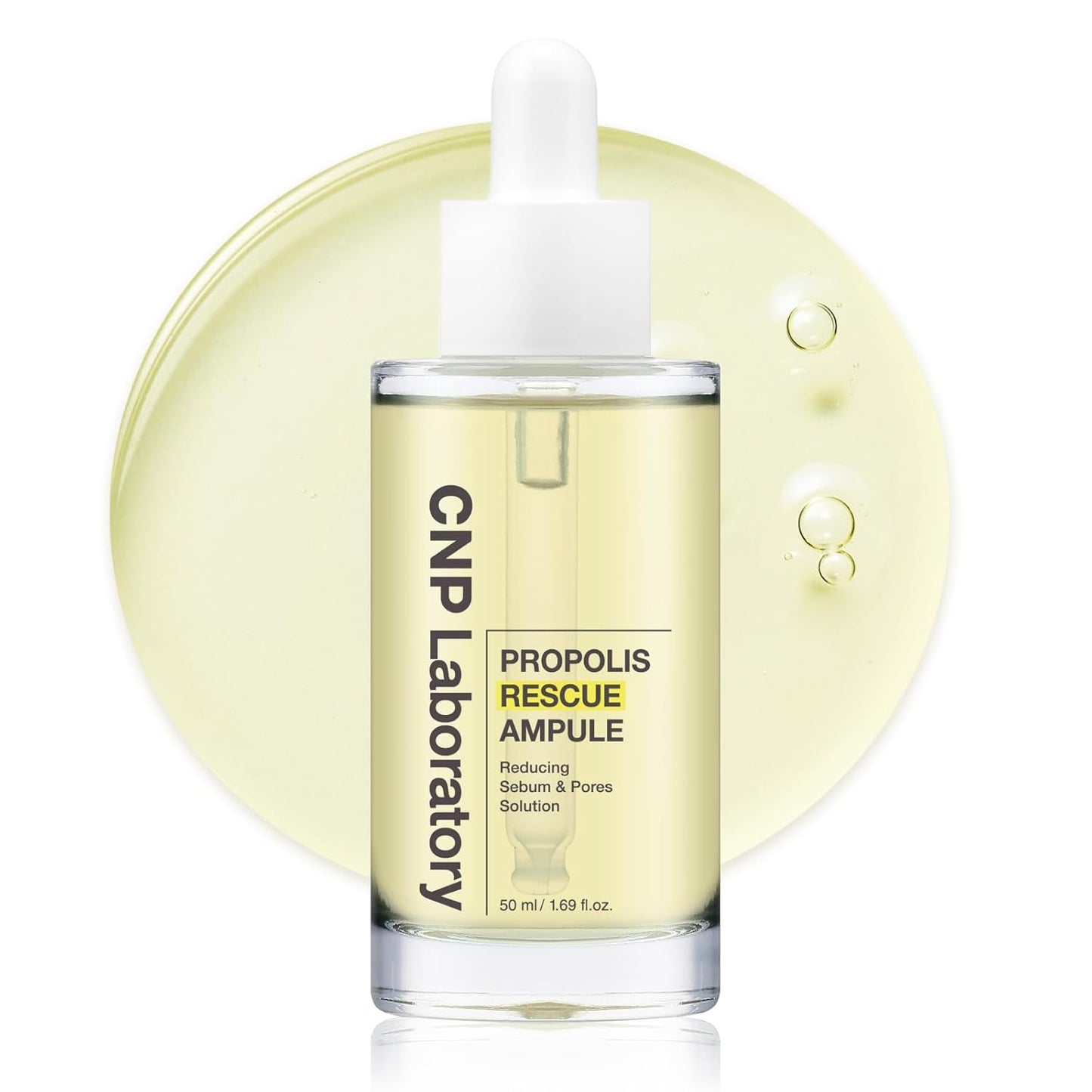 CNP Rescue+Propolis Serum - Redness Relief Serum with Niacinamide & IP-BHA, Soothing, Hydrating, Minimizing Pores, for Oily & Sensitive Skin, Lightweight Essence for Glass Skin, Korean Skin Care