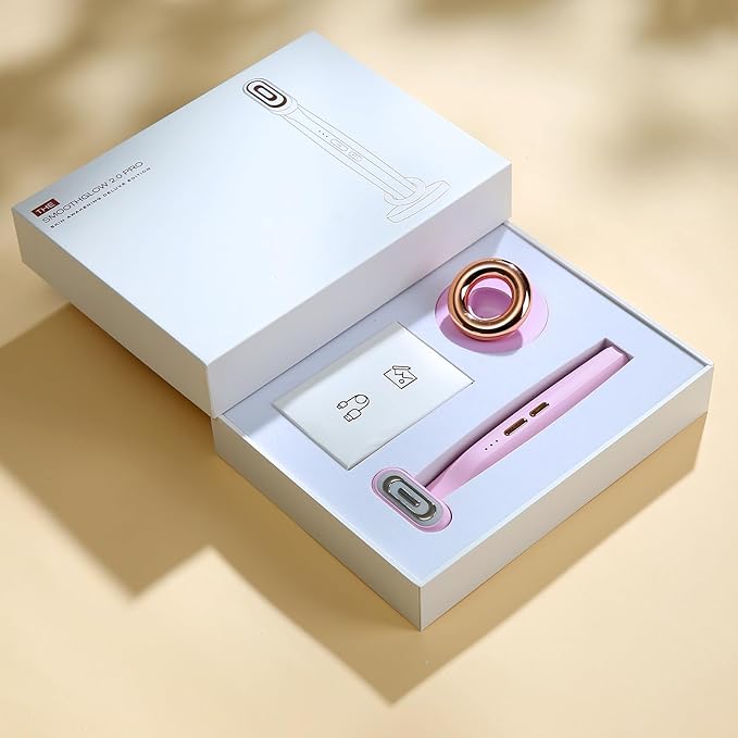 SMOOTHGLOW 2.0 PRO Awakening-4D 9-in-1 Red Light Therapy for Face, Home Radiant Renewal Facial Wand, LED Light Therapy Wand for Face Lift, Firm, Anti-Aging Wrinkle, Rejuvenation, Gift Set for Women