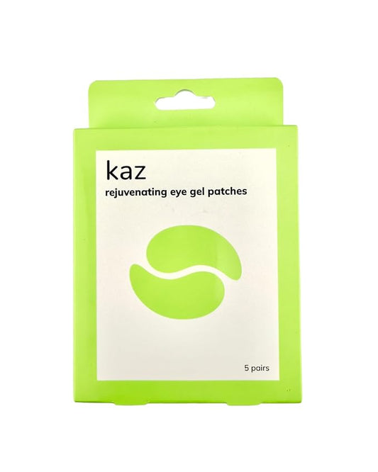 Waxness KAZ Rejuvenating Eye Gel Patches with Caffeine and Extensin, 5 pair