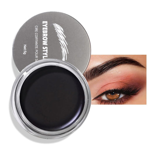 Brow Kit, Eyebrow Pomade,Eye Brow Contour Palette with Double-ended Eyebrow Brush, Full Defined Natural Brows, Long-Lasting Waterproof,04