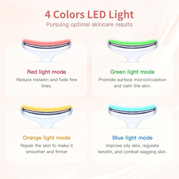 Facial and Neck Massager, Soothing and Relaxing Face Massager for Skin Care