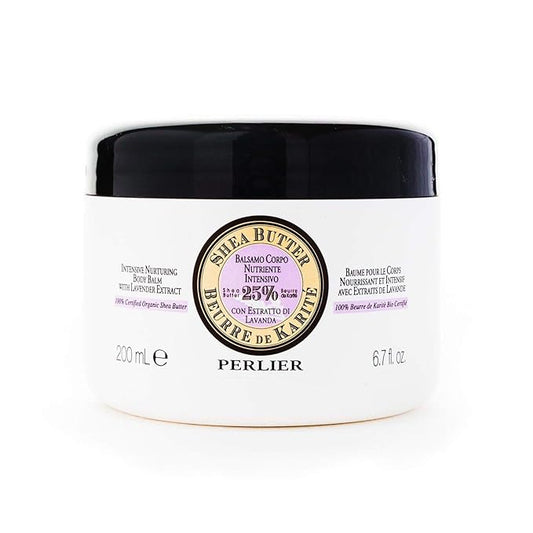 Perlier Shea Butter with Lavender Nurturing Body Balm, 6.7 fl. oz.