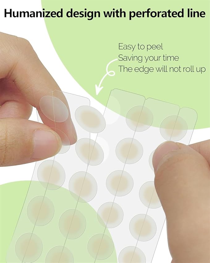 Beviliu Pimple Patches for Face 66 Counts, 2 Sizes Thinner Edge Hydrocolloid Acne Patches, Invisible Zit Patches for Face, Facial Skin Care Products Beauty