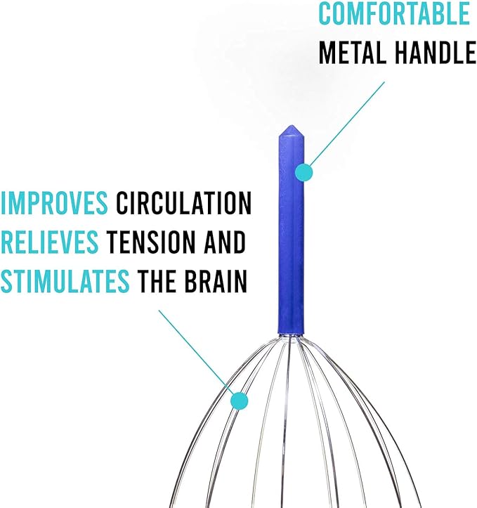 Scalp Massagers/Steel Head Massager 2 PCS PER Packaging