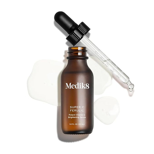Medik8 Super C Ferulic - 30 Percent Ethylated L-Ascorbic Acid Vitamin C Serum - With Vitamin E and Ferulic Acid - Targets Signs of Aging - 1.0 oz