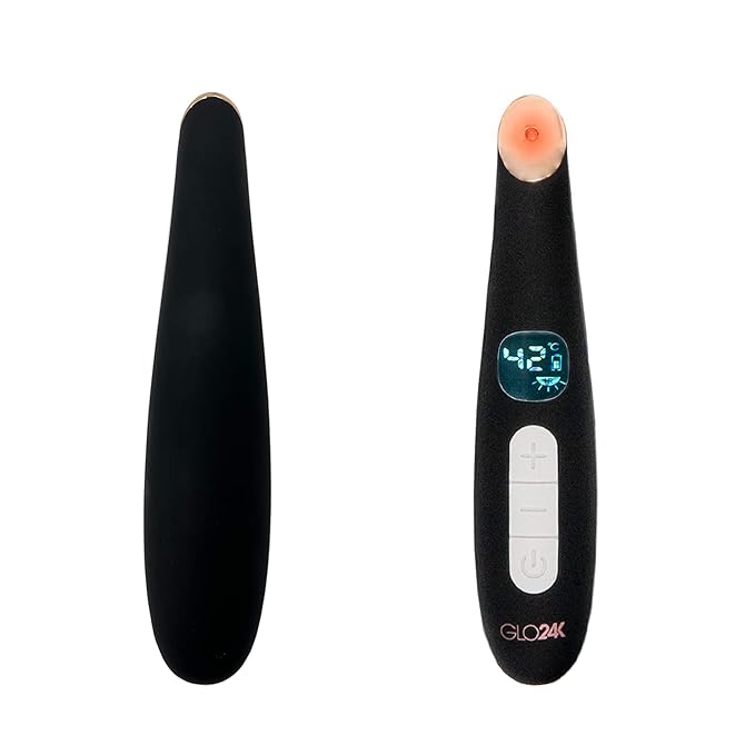 GLO24K Eye Care Beauty Massager. For Radiant, Beautiful Skin Around The Eyes.