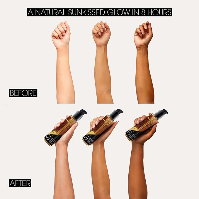 St.Tropez Luxe Body Serum,5-in-1 Collagen Enhancing Self Tan,Niacinamide,Hyaluronic Acid,Vitamin C & E,Vegan,Natural & Cruelty Free,6.7 Fl Oz