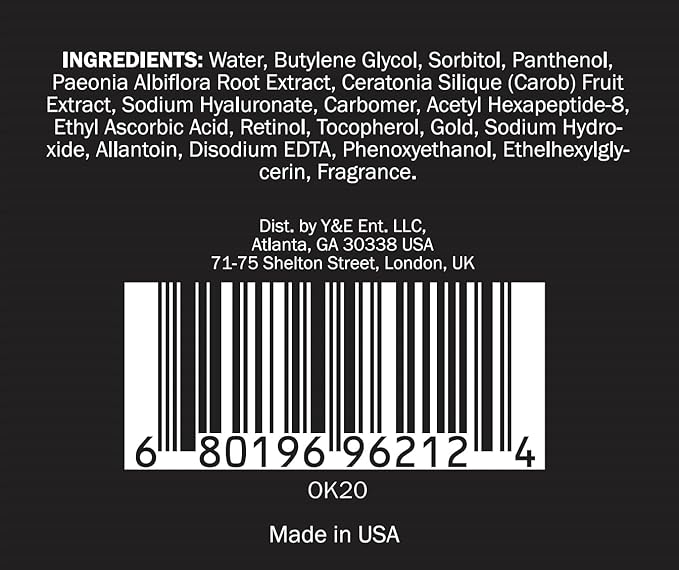 GLO24K Timeless Serum with 24k Gold, Peptides, and Vitamins A,C,E. A Powerful formula to nourish and revitalize your skin.