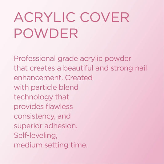 Young Nails Acrylic Powders, Cover - Created for a flawless consistency and superior adhesion - Cover Powder Begins to set in 75 seconds - Available in 45 gram, 85 gram, and 660 gram size options