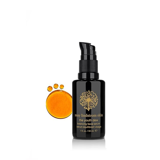 Balancing Face Serum For All Skin Types | Organic Facial Serum For Daily Support and Glow | 21 Ambitiously Regenerating and Indulgent Plant and Botanical Oils | Made in USA | The Youth Dew | 30 ml