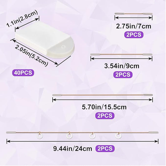 40 Pcs Face Tape Lifting with 8 Pcs Lifting String, Invisible Instant Adhesive Face Lift Tape, Waterproof Hypoallergenic Face Tape for Sagging Skin, Neck, Double Chin, Eye Wrinkles