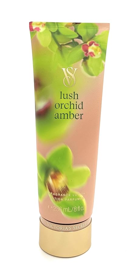 Victoria's Secret Fragrance Body Lotion Lush Orchid Amber 8.0 Fl Oz