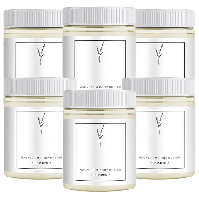 Neuropathy Cream, Magnesium Cream for Neuropathy,Magnesium Body Butter,Long-Lasting Hydration to Keep Skin Feeling Soft,Suitable for All Skin Types(6pcs)