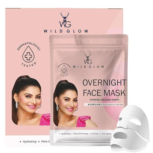Bio-Collagen Overnight Face Mask | Pack of 4, Korean